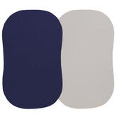 Onacosht bassinet sheets universal fit with 360° elastic for a secure, snug sleep.