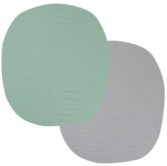 Onacosht muslin bassinet sheets grey-green pack-n-play fit for newborns