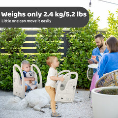 Onasti kitchen counter use to help child reach and participate in tasks