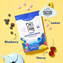 Blueberry Burst melt showcases natural color and fruit texture