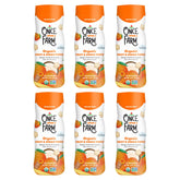 Once Upon A Farm pack front shows a 6-pack canister for easy portability.