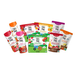 Once Upon a Farm Strawberry Banana Coconut Melts, creamy bite for toddlers and on-the-go snacking