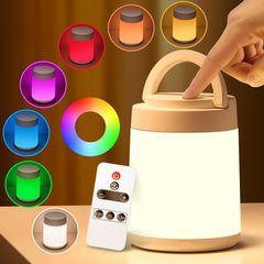 One Fire night light in a kid's room offering soft, colorful ambience.