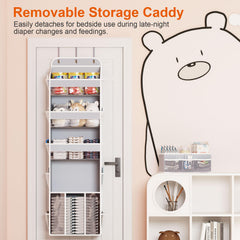 Durable thickened fabric organizer resisting sagging during daily use