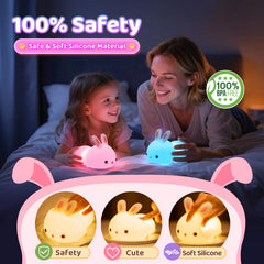 One Fire dimmable eye-caring night light with gentle brightness levels.