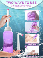 Onegreen Peri Bottle nozzle angled for targeted cleansing and comfort.