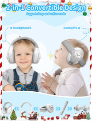 ONITOON soft PU leather cushions protect baby's ears.