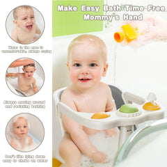 ONXLL bath seat installed on smooth surfaces for steady support