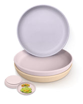 Onyucean Classic Suction Toddler Plate on table for mess-free meals