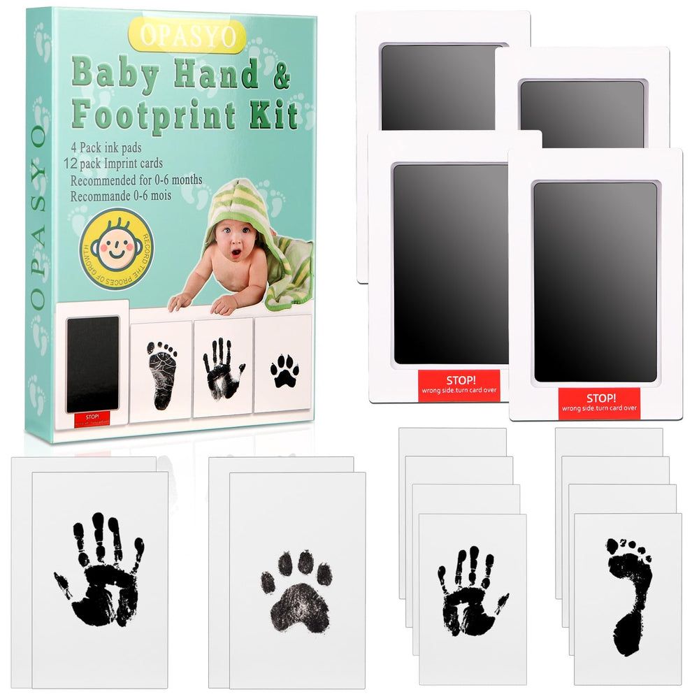 OPASYO clean-touch ink pad for safe baby handprints and footprints.