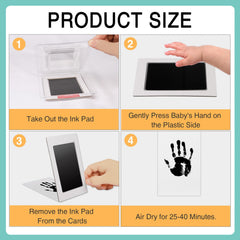 OPASYO newborn footprints capture delicate detail on premium paper.