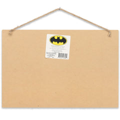 Open Road Brands Batman sign in MDF, adds durable vintage wall art to a game room