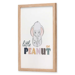 Open Road Brands Dumbo illustration closeup showcases cute details for baby's room decor