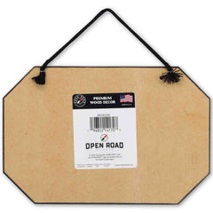 Open Road Brands Minecraft Tis the Season sign close-up, vivid pixel art on durable wood.
