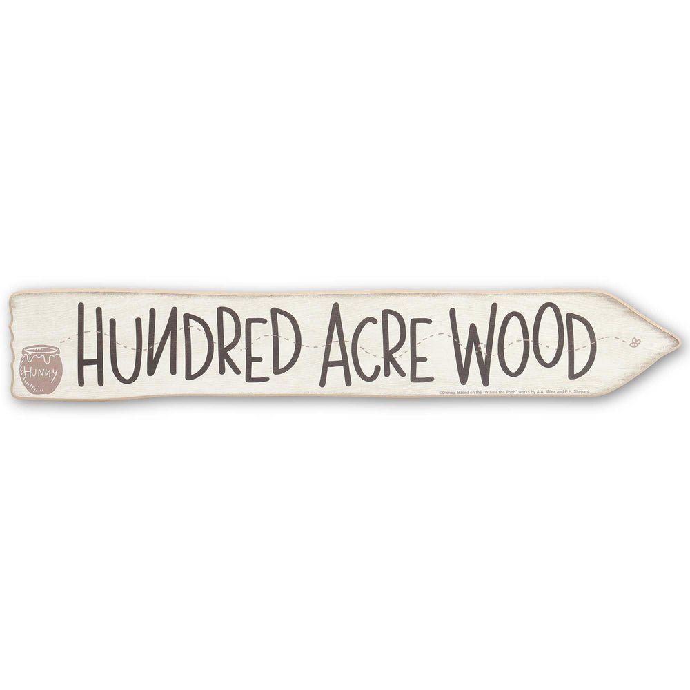 Open Road Brands Pooh arrow wall decor adds playful charm to kid's room walls