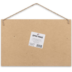Open Road Brands SpongeBob sign made of MDF with rope for easy hanging