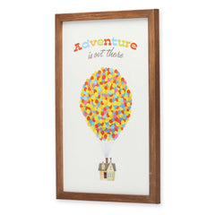 Open Road Brands Up movie wall art adds whimsy and color to playrooms