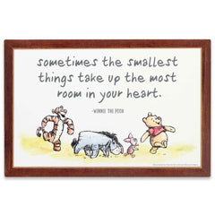 Open Road Brands Winnie the Pooh wall sign on wood frame adds timeless charm to a nursery