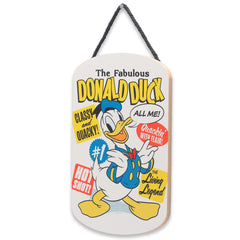 Open Road Brands Disney Donald Duck vintage sign for living spaces