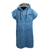 Open Road Goods surf poncho front view showing soft, durable changing robe for private wetsuit changes.