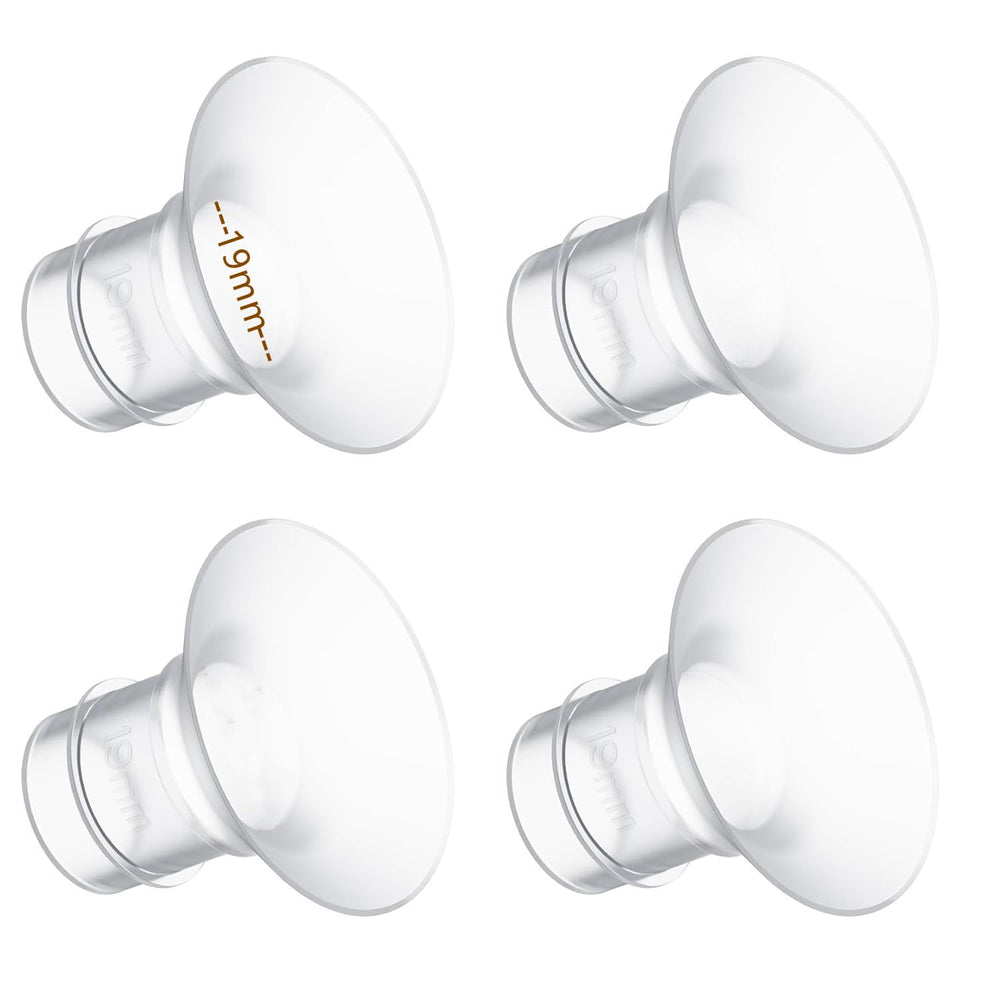 Opgroeie 19mm flange insert shown with 24mm shield for comfort