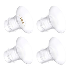 Opgroeie 14mm flange insert fitting Momcozy shields for a comfy fit.