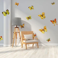OPSEAM 24-piece gold butterfly set ready for party decor