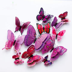 Opseam butterfly wall decor magnets show vibrant 3D butterflies for easy metal-surface display