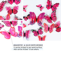 OPSEAM butterfly wall decor in varied sizes enhances any space with visual interest.