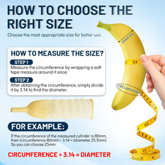 Multiple sizes 25–40 mm to optimize fit and minimize leakage.