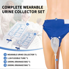 Opstra Yee 1000ml urinary bag with clear scale for easy monitoring