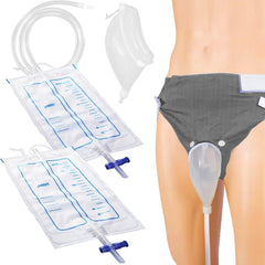Opstra Yee wearable urine collector capsule close-up, soft silicone for skin-friendly, reusable use