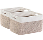 Optish 2-pack woven basket for storage on shelves