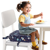 OPZAVYA toddler booster seat at dining table provides upright seating for comfy meals
