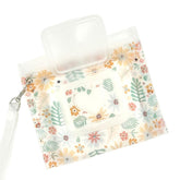 Orchid Hearts mini wipes dispenser compact for on-the-go diaper bags.