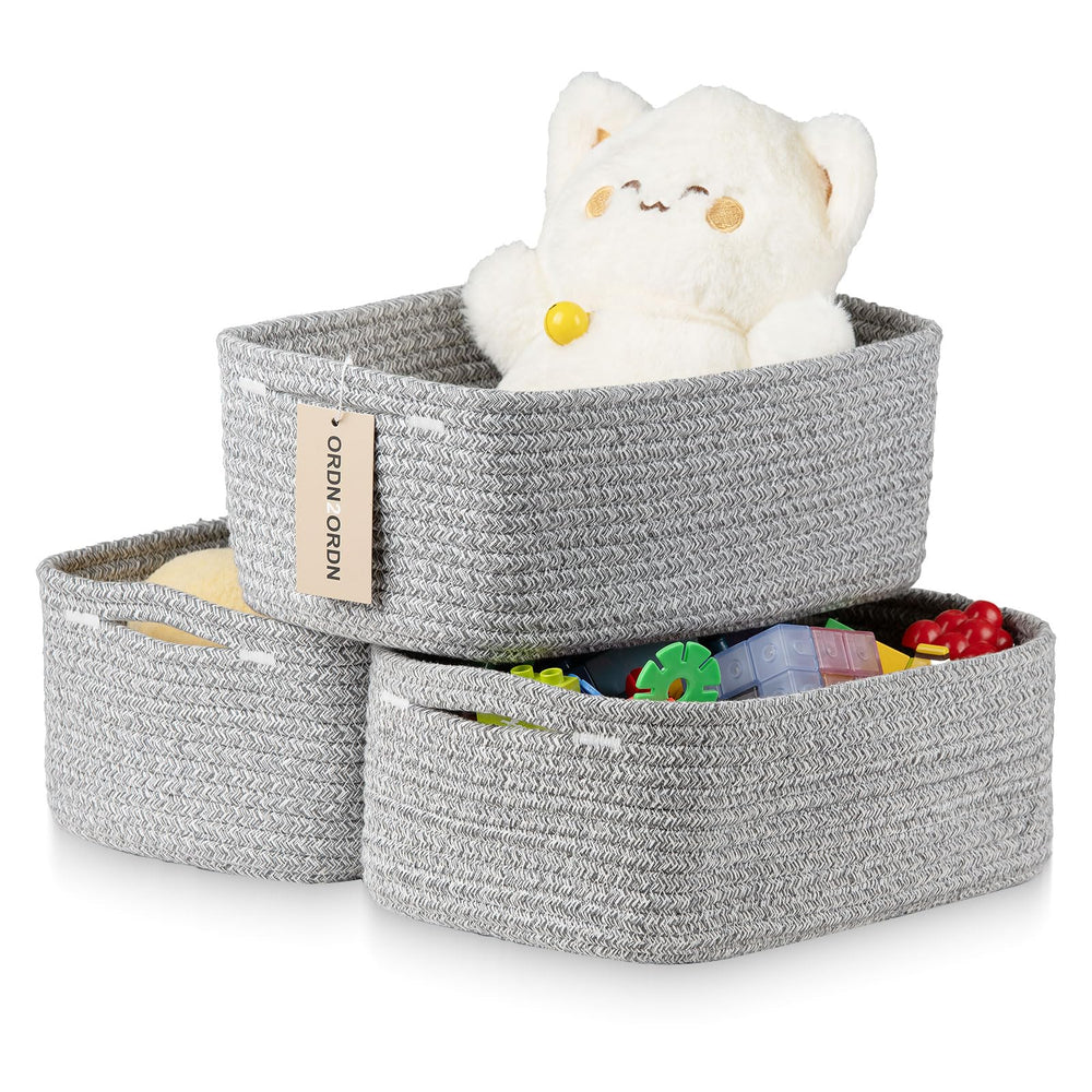 Ordn2Ordn rope storage basket, living room, stylish organization