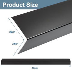 Orechic 10Pack corner protector side view highlights slim L-molding profile