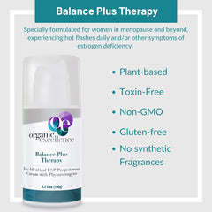 Organic Excellence Balance Plus Therapy face-application highlights gentle massage