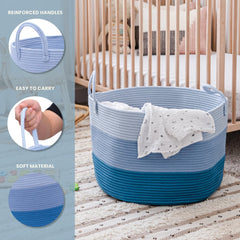 OrganiHaus storage basket filled with toys, perfect nursery organization.
