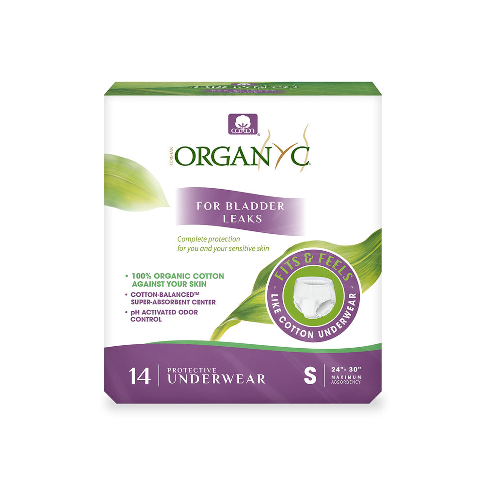 Organyc packaging closeup highlights organic cotton design for comfort
