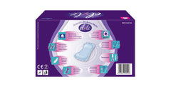 Organyc Elyte adhesive back provides secure, comfortable fit.
