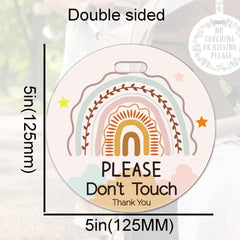 ORIGACH no touch sign clip-backpack attaches easily to bags and straps