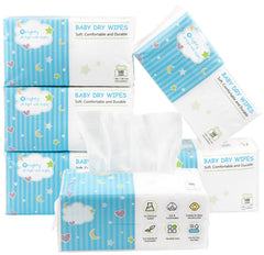 Orighty Baby Dry Wipes with soft texture for gentle everyday care.