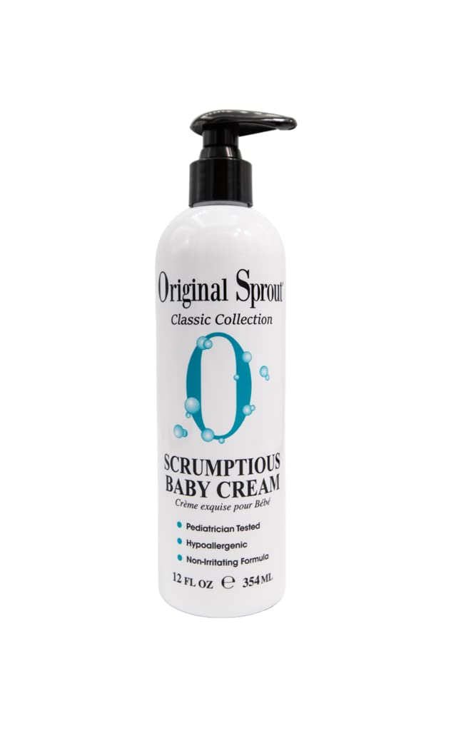 Original Sprout Scrumptious Baby Cream bottle for sensitive skin.