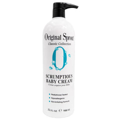 Original Sprout Scrumptious Baby Cream bottle shown for gentle daily moisture