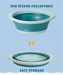 ORIZZP 3-pack collapsible wash basin small perfect for kids’ hand washing.