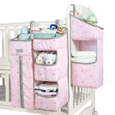 Orzbow 3-in-1 hanging diaper caddy front view shows organized baby essentials