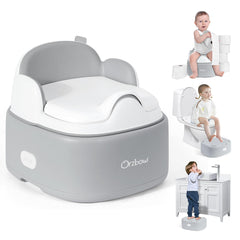 Orzbow 3-in-1 potty standalone: stable base supports confident toddler training.