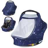 Orzbow baby car seat cover in soft breathable fabric for cozy rides.