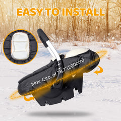 Orzbow car seat cover zipper access enabling easy diaper changes